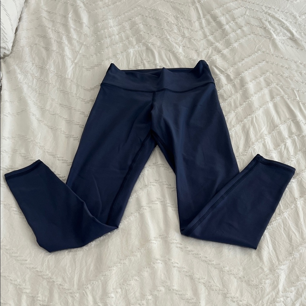 Polyester/ Spandex Navy Leggings